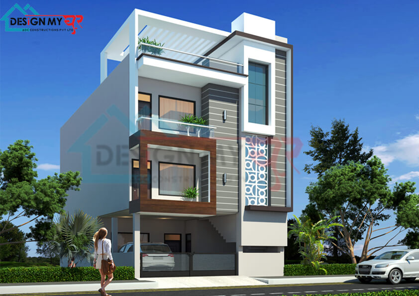 West Facing Ground Floor 25X50 House Plan - img-omnom