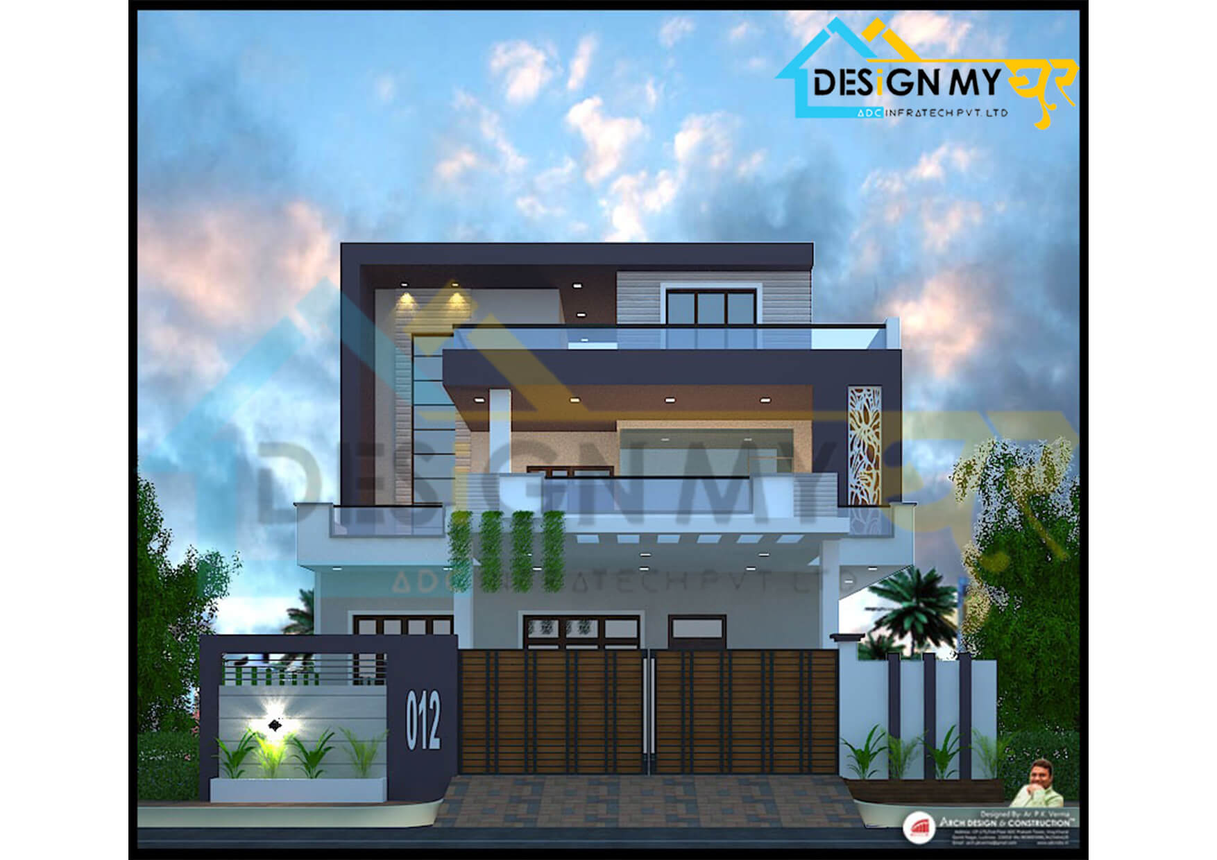 35x70 Square Feet East Facing House Design 2450 Sq Ft Home Plan DMG