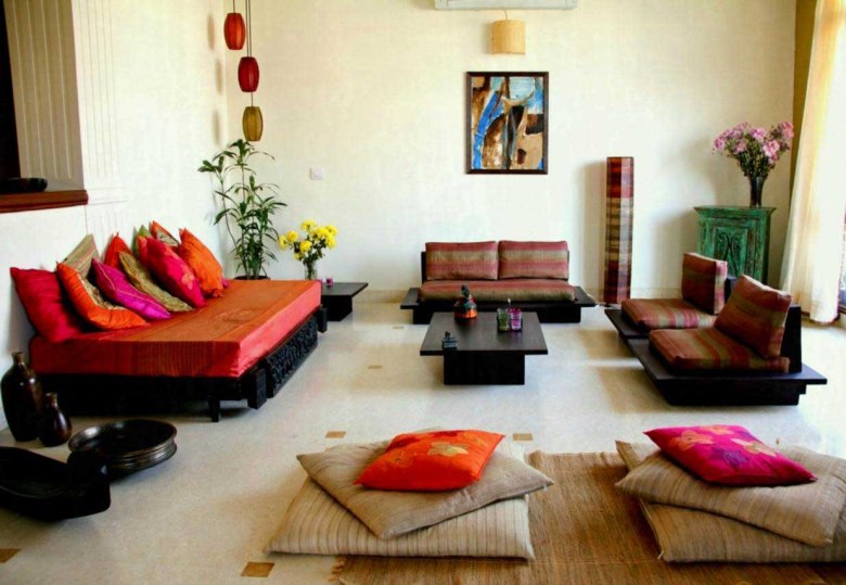 Living Room Designs Indian Style For