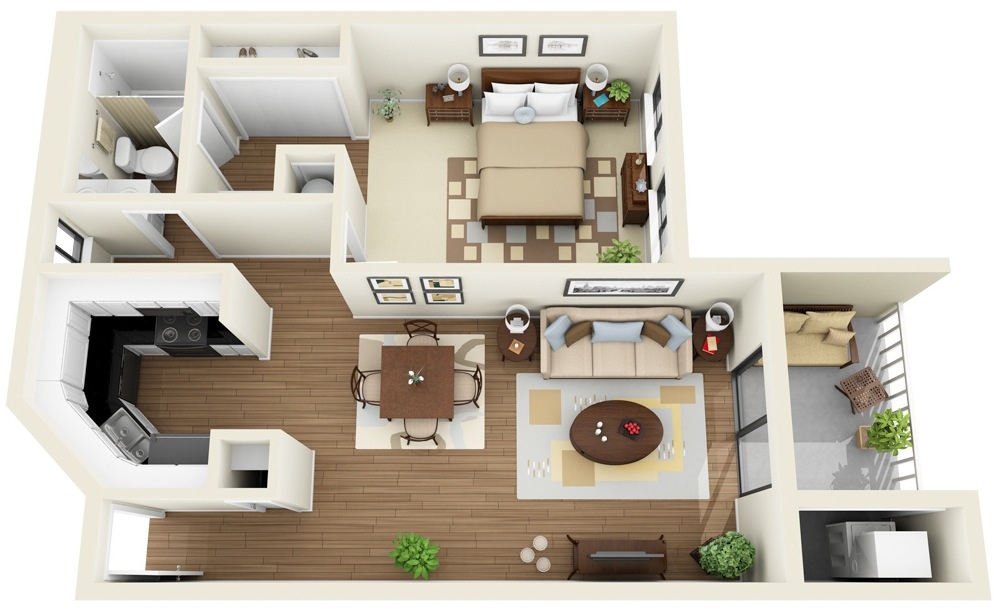 Duplex House Plans for 30*40’ Site East Facing House